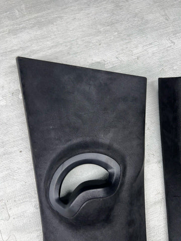 BMW 20-25 X6 X6M G06 F96 Front Left & Right Alcantara B Pillar Pillars Trims