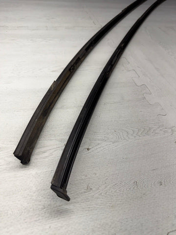 OEM BMW 98-02 Z3 M Z3M COUPE BLACK ROOF TOP DRIP TRIMS MOLDINGS COVERS
