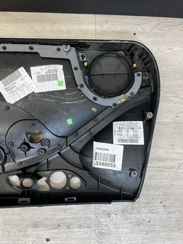 01-06 BMW E46 M3 DRIVER LEFT SIDE DOOR PANEL CARD BLACK OEM