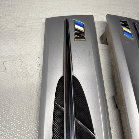 98-02 BMW Z3 M Z3M Fender Hood Vent Grilles Grilles Pair OEM Silver
