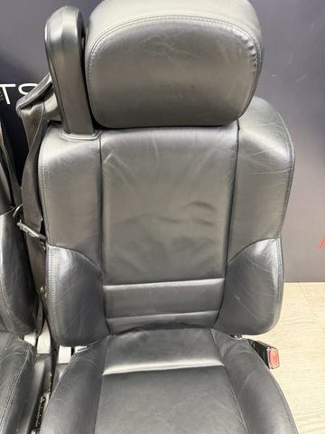 01-06 BMW E46 M3 Convertible Interior Front Heated Seats Black *Notes* 52k