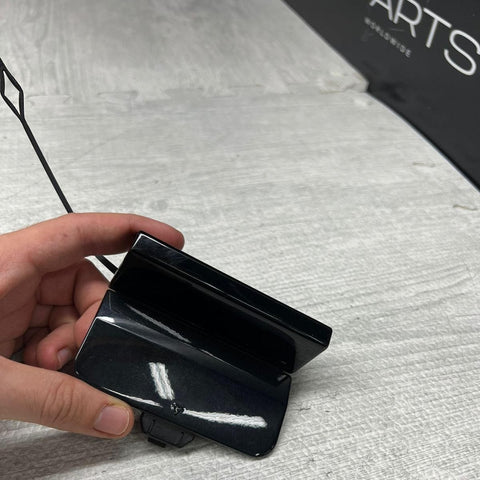 21-25 BMW G80 G82 G83 M3 M4 Rear Bumper Tow Hook Cover BLACK OEM 8074693