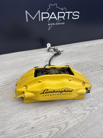 Lamborghini Huracan, LP580, LH, Rear Brake Caliper Yellow P/N 4T0615405AH
