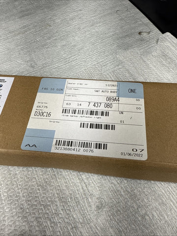 NEW 19-24 BMW X5 Front Bumper Light Reflector Right Hand Marker Lamp Genuine OEM