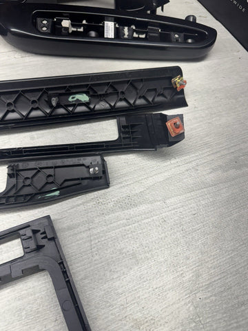 01-06 BMW E46 M3 Coupe Interior Armrests Trim Set Piano Black*Notes*