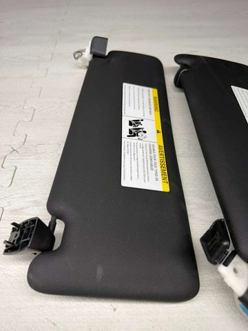 15-20 BMW F82 M4 Left & Right Interior Sun Visor Pair Black OEM