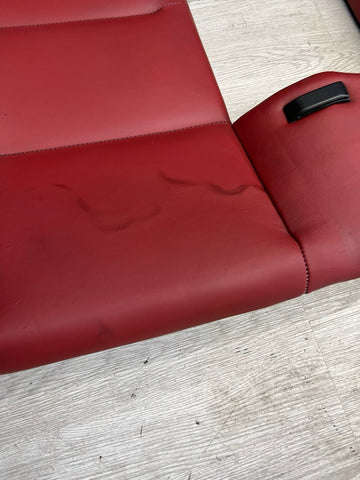 BMW 01-06 E46 M3 Convertible Rear Seat Back Rest Imola Red Leather Backrest
