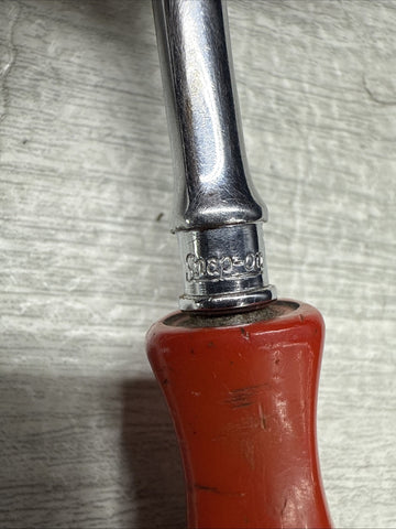 SNAP ON TOOLS TM741R 1/4” DRIVE ROUND HEAD RATCHET RED RACING EDITION - USA