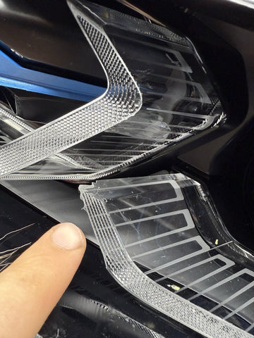 BMW 21-24 G80 G82 G83 M3 M3 LEFT DRIVER LASER BLACK HEADLIGHT OEM *DAMAGED