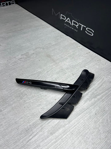 BMW OEM F82 F83 M4 15-20 Right Gloss Black Side Vent M Performance Grille