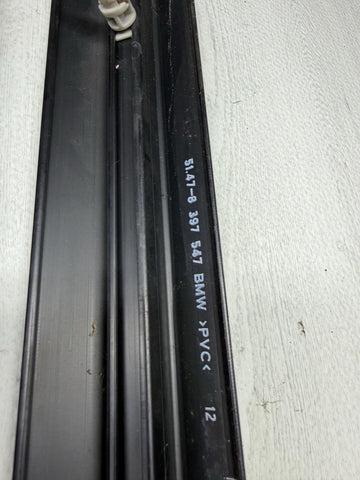 OEM BMW 98-02 Z3 M Z3M Coupe Interior Door Sill Cover Covers Trims Pair Black