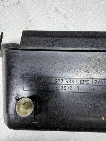 BMW 94-99 E36 Coupe Convertible Door Panel Pockets Black Set OEM