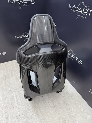 BMW 21-26 G80 M3 Front Silverstone Carbon Bucket Seats Seat Set OEM 600 Miles