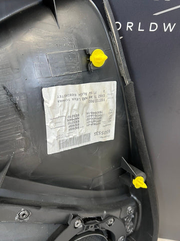 01-06 BMW E46 M3 PASSENGER RIGHT SIDE DOOR PANEL CARD BLACK OEM