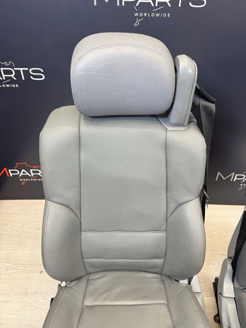 01-06 BMW E46 M3 Convertible Interior Front Heated Seats Grey Gray