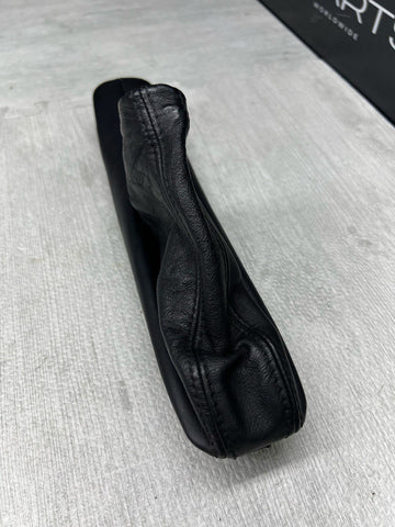 98-02 BMW Z3 M Z3M Parking Ebrake E-Brake Handle Boot Black Leather