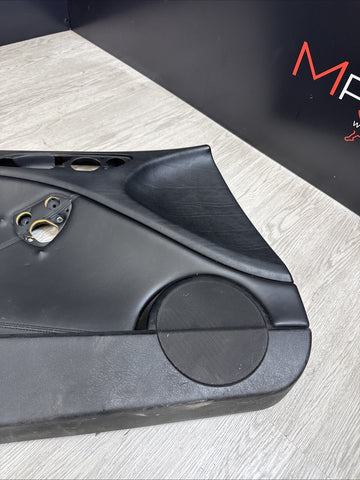 01-06 BMW E46 M3 DRIVER LEFT SIDE DOOR PANEL CARD BLACK OEM *Notes*