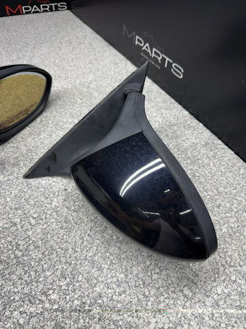BMW E92 E93 M3 08-13 Side View Mirrors Matte Bezel Trims Jerez Black Covers