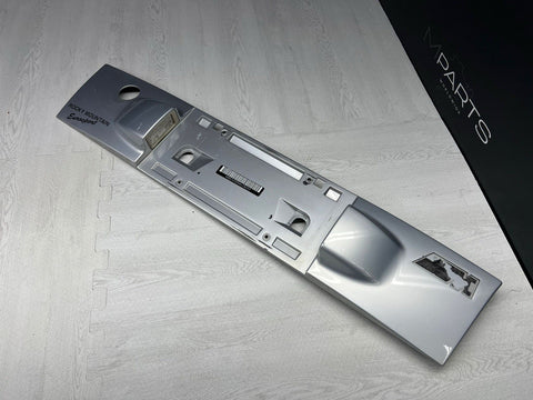 Rear Trunk Lid Lisence Plate Cover Trim Silver OEM BMW E36 Z3 M Roadster 1998-02