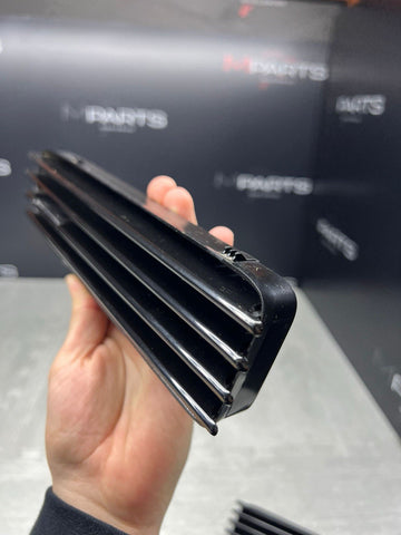 01-06 BMW E46 M3 Gloss Black Fender Vents Grilles Grills Trims NO EMBLEMS