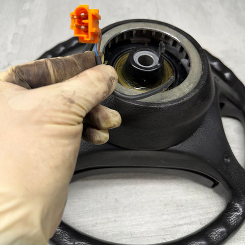 87-93 BMW M3 318i 325i E30 Leather Steering Wheel 4-Spoke 1156363 OEM