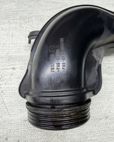 08-13 BMW E88 E90 135 Lower Bottom Turbo Air Duct Intake Boot Pipe OEM 7599290