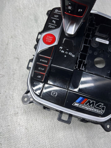21-25 OEM BMW G80 G82 M3 M4 Gear Selector Panel iDrive Controller Shifter Knob