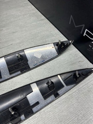 06-07 OEM BMW E63 E64 M6 Front Rear Door Dash Center Console Carbon Trim SET