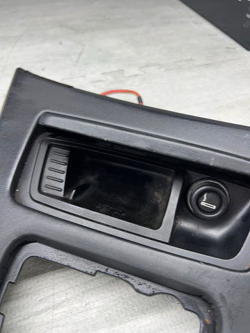 09-13 BMW E93 M3 CONVERTIBLE DCT CIC LEATHER CENTER CONSOLE TRIM