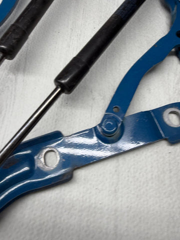 Blue Rear Trunk Lid Hinge Shock Set Hinges OEM BMW F22 F23 M235i 228i 230i M240i