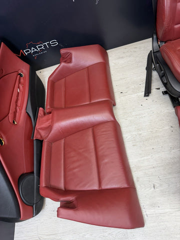 01-06 BMW E46 M3 OEM Complete Convertible Interior Imola Red Powered Heated