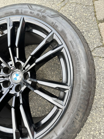 19-24 BMW F90 M5 M706 20” Rear OEM Wheel Rim 7857078 Black 20x10.5