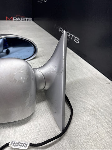 01-06 BMW E46 M3 Side View Door Mirrors Pair Titan Silver