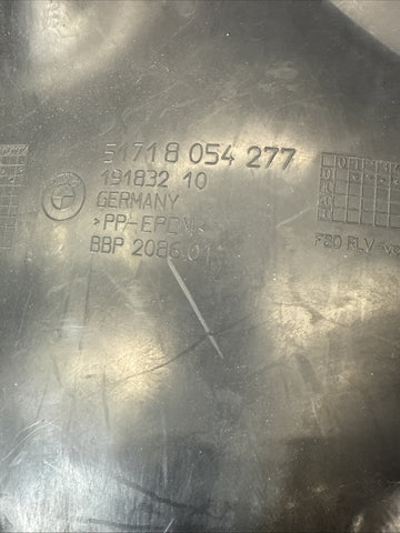 BMW 15-18 F80 M3 Rearward Fender Liner Wheel Splash Shield Front Left Driver OEM