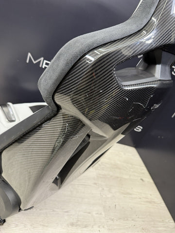 BMW 21-26 G80 M3 Front Silverstone Carbon Bucket Seats Seat Set OEM 600 Miles