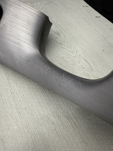 01-06 BMW E46 M3 Brushed Aluminum/Grey Door Trim Armrest Front Left Driver