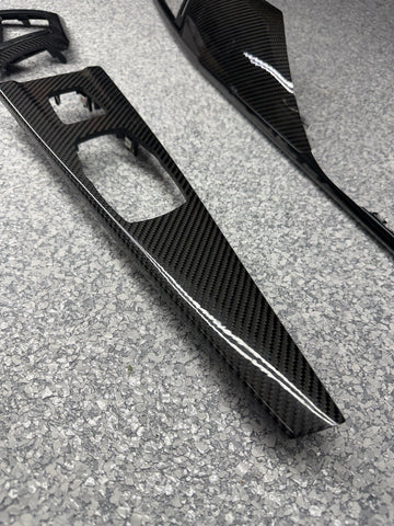 15-20 BMW F83 M4 Carbon Fiber Interior Dash Dashboard Trim Set OEM