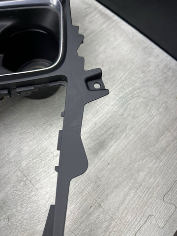 15-20 BMW F80 F82 F83 M3 M4 Front Cup Holder Center Console Leather Trim