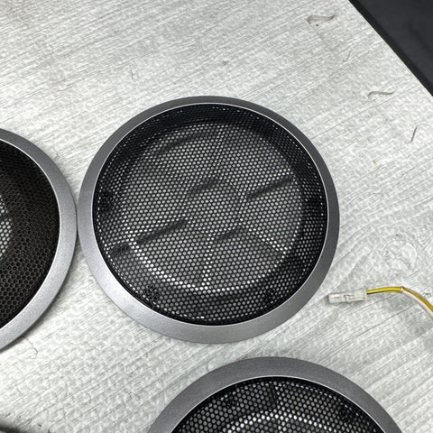 07-13 BMW E92 E93 3-Series 2dr Front Rear Door Individual Speaker Covers Trims