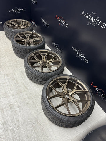 22” Vossen HF-5 BMW F96 X6M 5x112 22x10.5 ET14 22x11.5 ET28 Rims Wheels Set