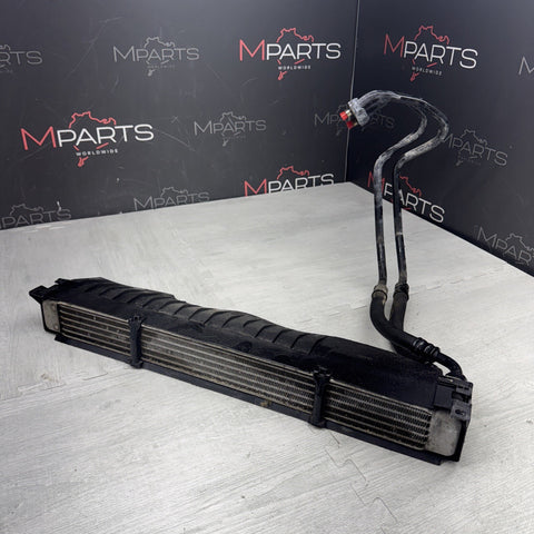 01-06 BMW E46 M3 S54 ENGINE OIL COOLER + LINES 17222283209 2283209 ORIGINAL