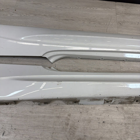 08-13 BMW E92 E93 M3 OEM Right Left Passenger Side Skirt Rocker Panels White