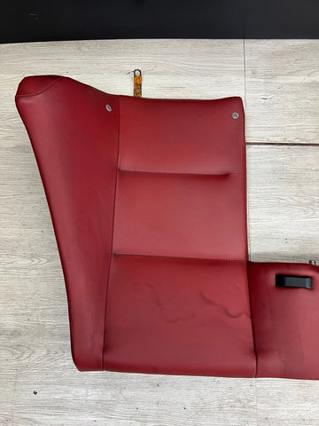BMW 01-06 E46 M3 Convertible Rear Seat Back Rest Imola Red Leather Backrest