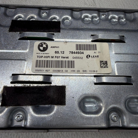 08-13 OEM BMW E90 E92 E93 335 M3 Top Hifi Individual Audio Amplifier OEM 7844934