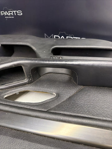 99-03 BMW E39 M5 Front Left Driver Interior Door Card Panel Cover Black