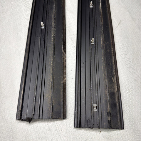 96-99 BMW E36 M3 Coupe Door Sills Trims Pair Black OEM