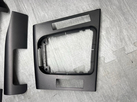 01-06 BMW E46 M3 Convertible Interior Armrests Trim Set Titan Shadow Grey + Pads