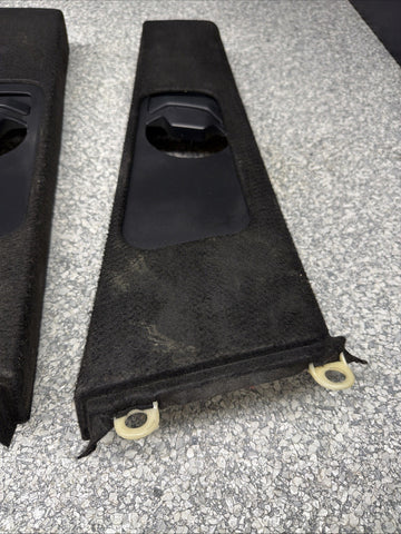 BMW E46 M3 Coupe B Pillars Trims Cover Black 330ci 325ci 328ci