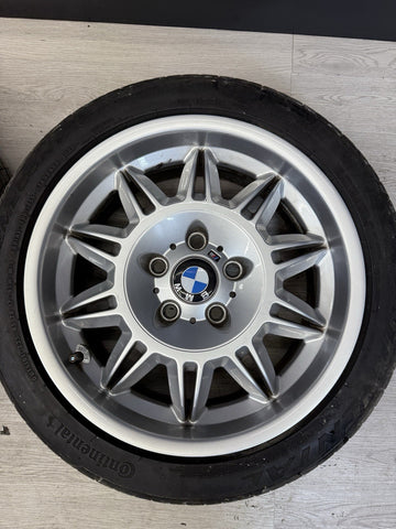 BMW 95-99 E36 M3 OEM 17x7.5 17x8.5 ET41 DS2 DSII Motorsport Wheels Rims