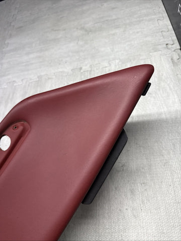 BMW 01-06 E46 M3 CONVERTIBLE LEFT REAR QUARTER INTERIOR TRIM PANEL IMOLA RED